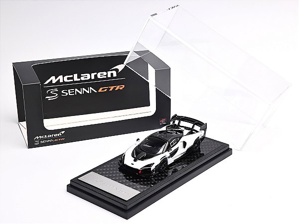 McLaren Senna GTR 1:64 LCD Models Branco