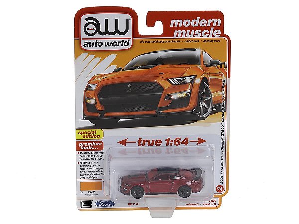 Ford Mustang Shelby GT500 2021 Release 5B 2024 1:64 Autoworld Premium CHASE