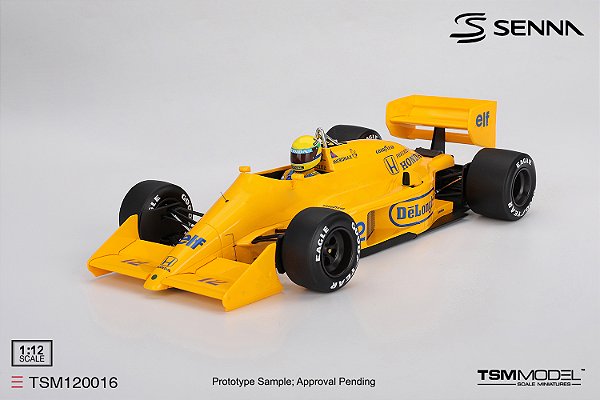 Lotus 99T #12 Ayrton Senna 1987 Vencedor GP Monaco 1987 1:12 TSM Model