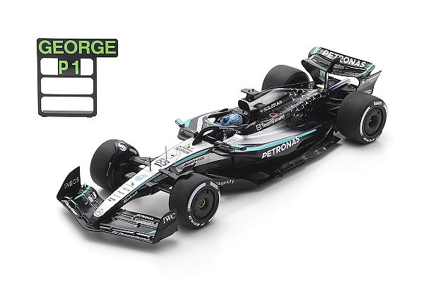 Fórmula 1 Mercedes W16 AMG PETRONAS F1 Team Winner G. Russell GP Canadá 2025 1:18 Spark