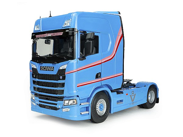 *** PRÉ-VENDA *** Scania S580 Highline 113 Tribute 2023 1:24 Solido Azul