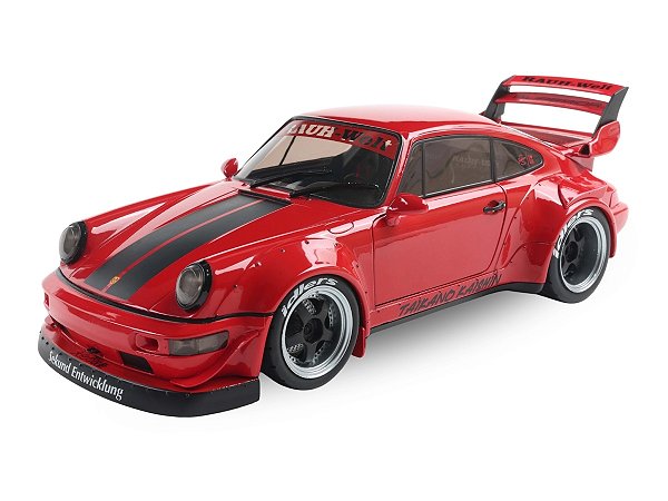 Porsche RWB Bodykit Taikano Kaishin 2024 1:18 Solido Vermelho