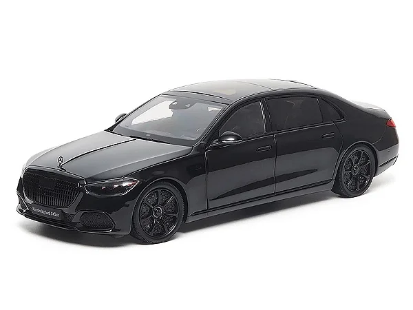 Mercedes Maybach S-Class Night Series 2023 1:18 Almost Real Preto