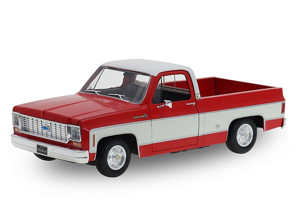 Chevrolet C10 Cheyenne Super Pick-Up 1974 1:18 Maisto Vermelho