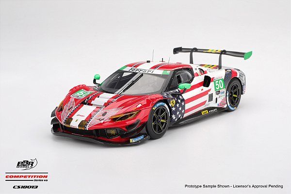 Ferrari 296 GT3 #50 AF Corse 2025 IMSA 24Hs Daytona 1:18 BBR