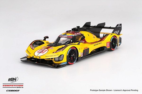 Ferrari 499P #83 AF Corse 2025 2º Lugar WEC Qatar 1812km 1:18 BBR