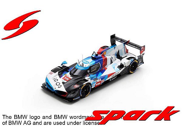 BMW M Hybrid V8 No.15 BMW M Team WRT 24Hs Le Mans 2024 1:18 Spark