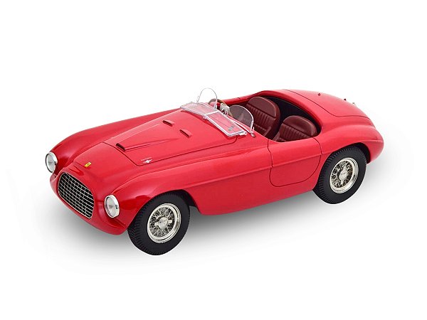 Ferrari 166 MM (Mille Miglia) Barchetta 1949 1:18 KK-Scale Vermelho