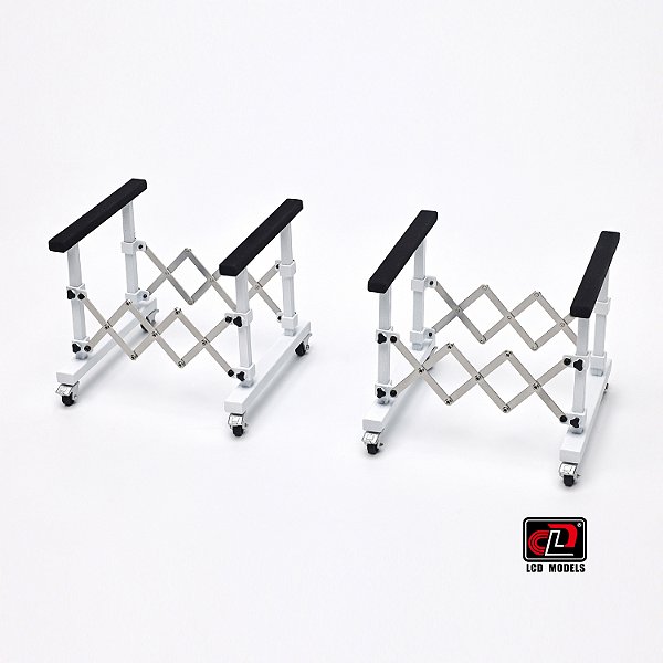 *** PRÉ-VENDA *** Suporte para Capô 1:18 LCD Models Branco