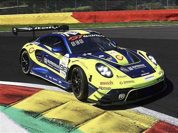 Porsche 911 GT3 R (992) Rutronik Racing 2nd 24Hs Spa 2025 1:18 Spark