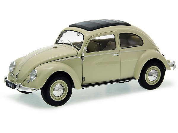 Volkswagen Fusca 1950 Welly 1:18 Creme
