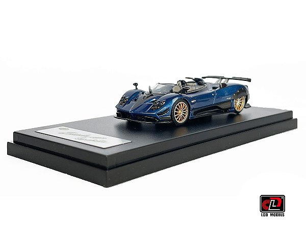 *** PRÉ-VENDA *** Pagani Zonda HP Barchetta 2017 1:64 LCD Models Azul