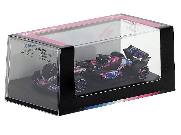 Fórmula 1 BWT Alpine F1 Team A524 Esteban Ocon 2024 1:64 Spark