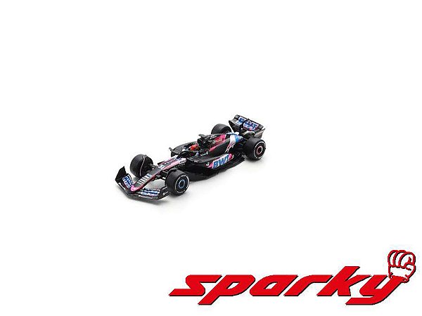 *** PRÉ-VENDA *** Fórmula 1 BWT Alpine F1 Team A524 Esteban Ocon 2024 1:64 Spark