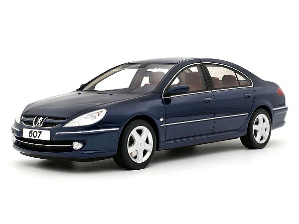 Peugeot 607 3.0 V6 Phase 2 2008 1:18 OttOmobile Azul