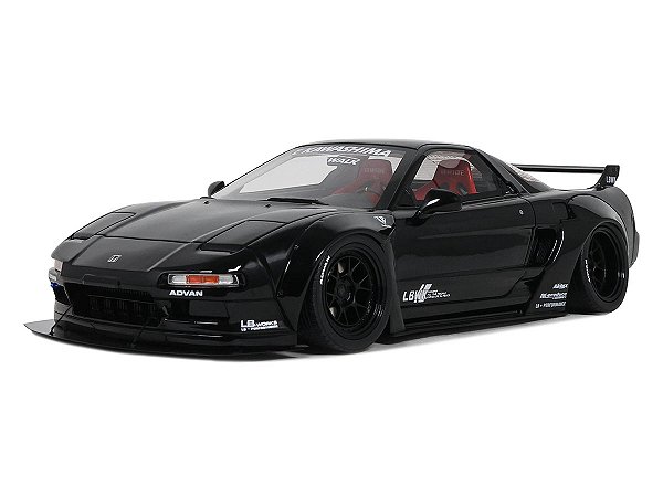 Honda NSX (NA1) LB-WORKS Liberty Walk 2020 1:18 OttOmobile Preto
