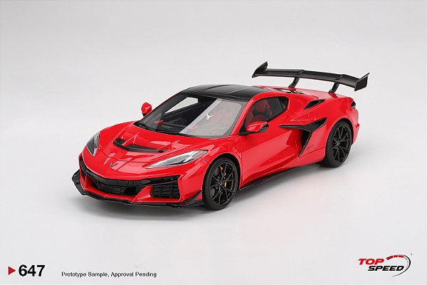 Chevrolet Corvette ZR1 1:18 TopSpeed Vermelho