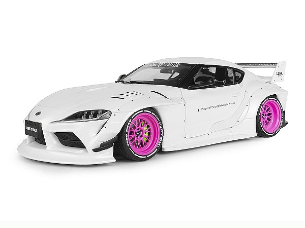Toyota GR Supra LIBERTY WALK Body Kit 2025 1:18 Solido Branco