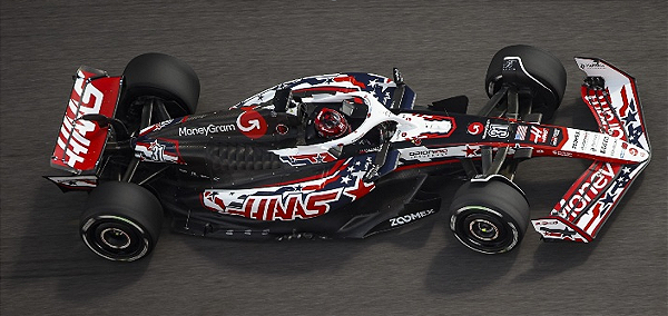 Fórmula 1 MoneyGram Haas F1 Team VF-25 Esteban Ocon GP EUA 2025 1:64 Spark