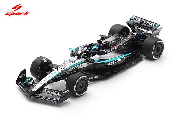 Fórmula 1 Mercedes AMG PETRONAS W16 George Russell GP Singapura 2025 1:18 Spark