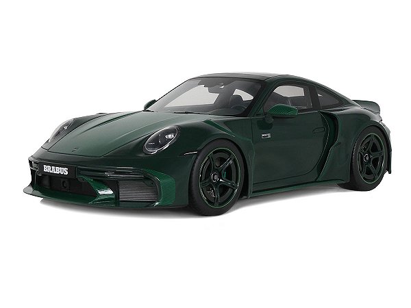 *** PRÉ-VENDA *** Porsche 911 Turbo S Coupé (992) Brabus 900 Rocket-R 2024 1:18 GT Spirit Verde