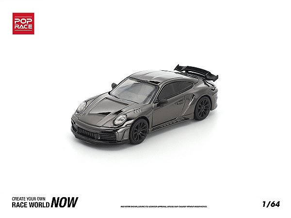 Porsche Stinger GTR 1:64 POP RACE Dark Chrome Series