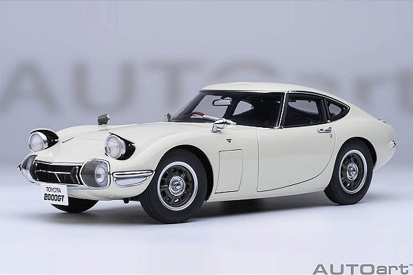 *** PRÉ-VENDA *** Toyota 2000GT 1967 1:18 Autoart Branco
