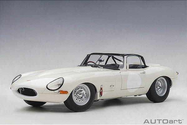 Jaguar Lightweight E-Type 1:18 Autoart Branco