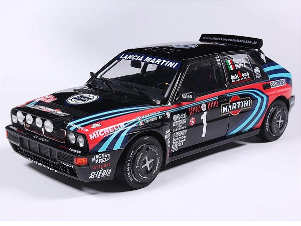 Lancia Delta HF Integrale Tribute Rallye Monte Carlo 1990 1:18 Solido