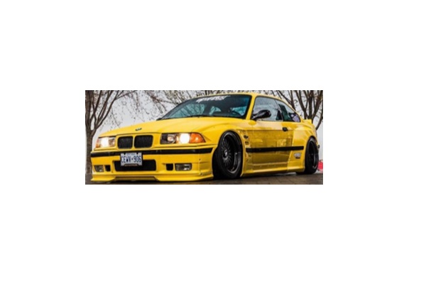 BMW M3 Coupe Pandem Body Kit 1990 1:18 Solido Amarelo