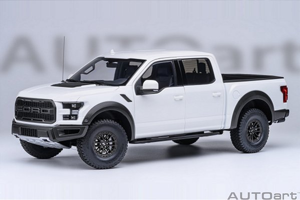 *** PRÉ-VENDA *** Ford F-150 Raptor Supercrew 2019 1:18 Autoart Branco