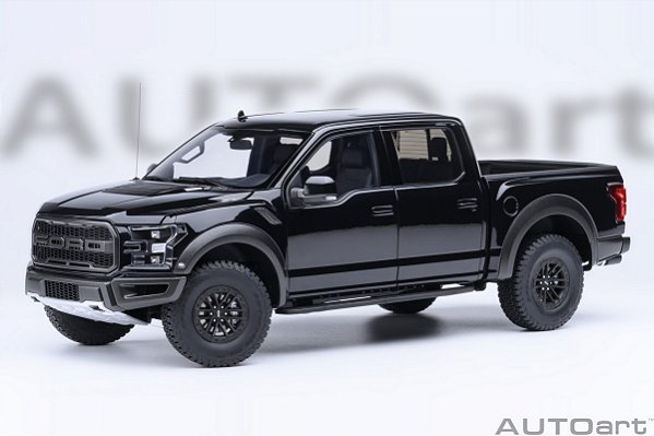 *** PRÉ-VENDA *** Ford F-150 Raptor Supercrew 2019 1:18 Autoart Preto