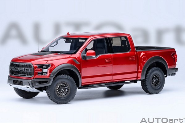 *** PRÉ-VENDA *** Ford F-150 Raptor Supercrew 2019 1:18 Autoart Vermelho