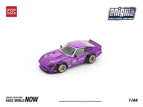 Datsun 280ZX Pandem Body Kit 1:64 POP RACE Purple