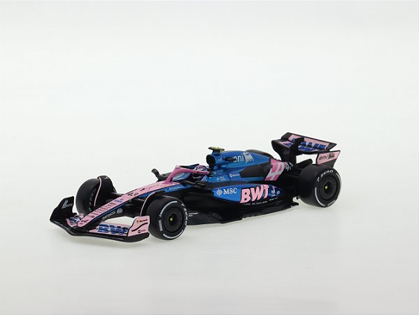 Fórmula 1 Alpine A525 Franco Colapinto 2025 1:43 Bburago c/ Display e Piloto