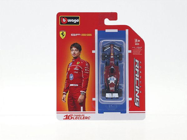 Fórmula 1 Ferrari SF-25 Charles Leclerc 2025 1:64 Bburago