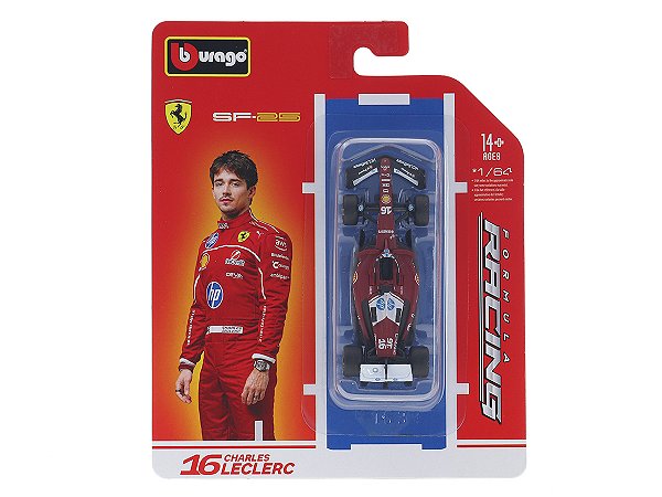 Fórmula 1 Ferrari SF-25 Charles Leclerc 2025 1:64 Bburago
