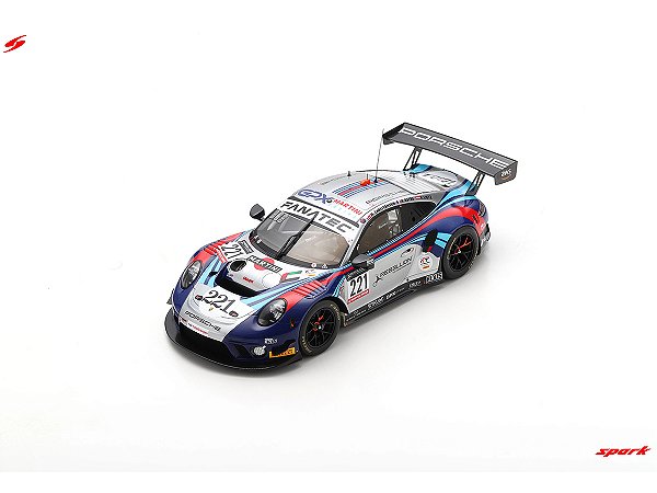 Porsche 911 GT3 R GPX MARTINI RACING 24Hs Spa-Francorchamps 2022 1:18 Spark