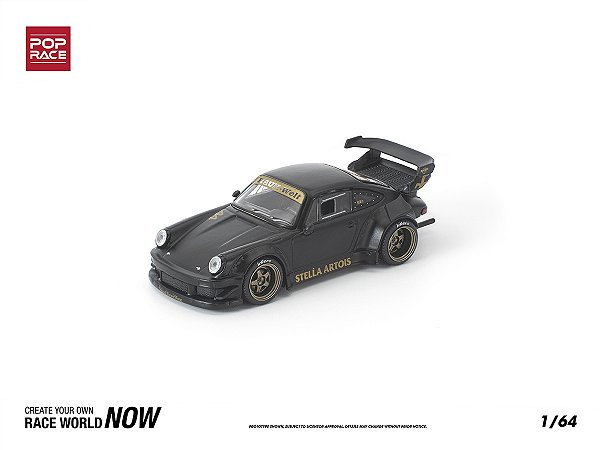 Porsche RWB 930 STELLA ARTOIS 1:64 POP RACE Preto