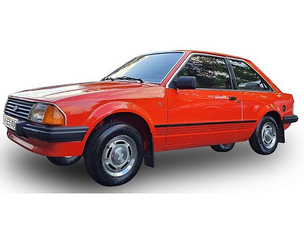 Ford Escort Mark III Ghia 1983 1:18 Sunstar Vermelho