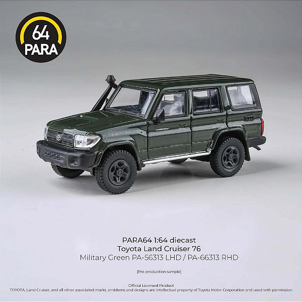 Toyota Landcruiser LC76 2014 1:64 PARA64 Verde
