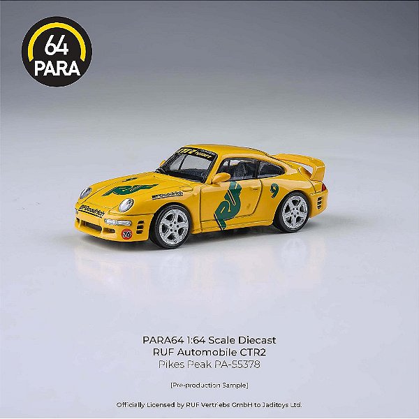 RUF CTR2 Pikes Peak 1:64 PARA64 Amarelo
