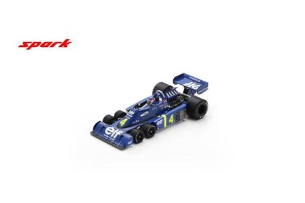 Fórmula 1 Tyrrell P34 No.4 Patrick Depailler 2nd Japanese GP 1976 1:18 Spark