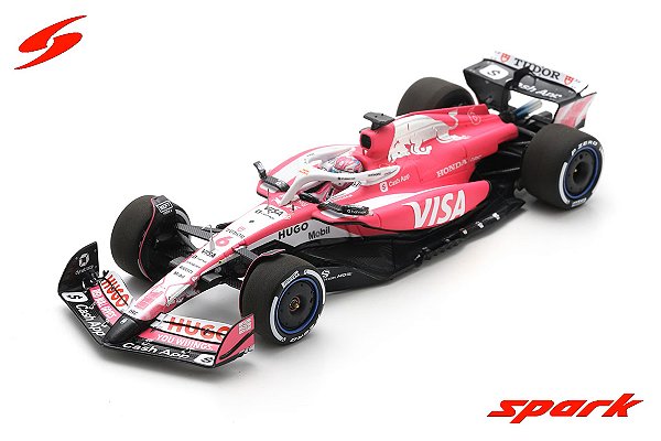 Fórmula 1 Racing Bulls VCARB 02 Visa Cash App Isack Hadjar GP Miami 2025 1:18 Spark