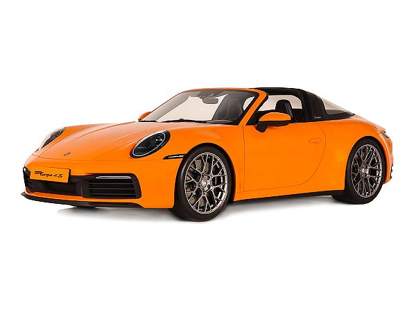 *** PRÉ-VENDA *** Porsche 911 [992.1] Targa 4S 2021 1:8 GT Spirit Laranja PV12996