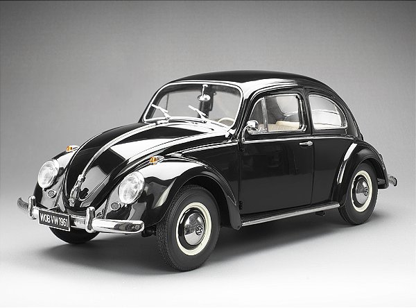 Volkswagen Fusca Beetle Saloon 1961 1:12 Sunstar Preto