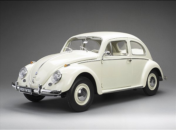 Volkswagen Fusca Beetle Saloon 1961 1:12 Sunstar Branco