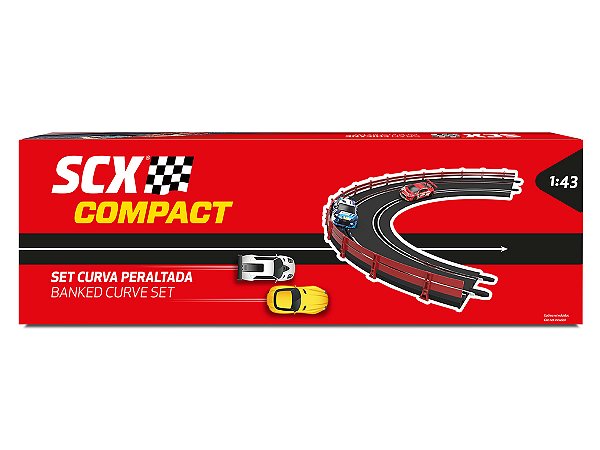 Kit Curvas Inclinadas Autorama 1:43 SCX