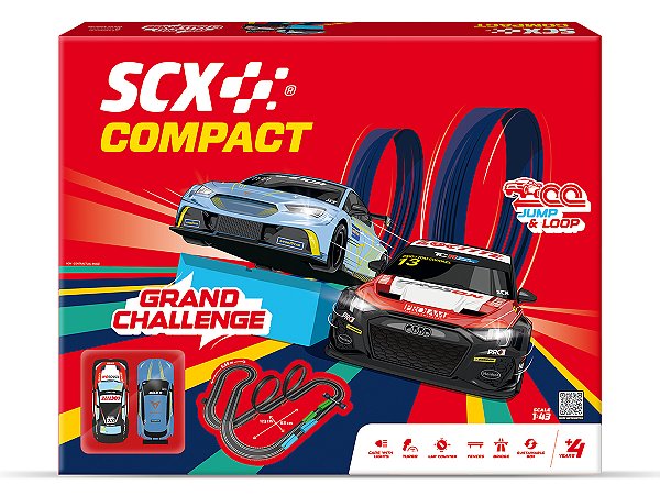 Autorama Grand Challenge 6,6  metros com 02 carros 1:43 SCX
