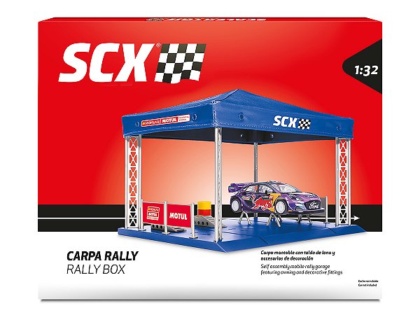 Cenário Autorama Slot Carro Rally Workshop Tent 1:32 SCX